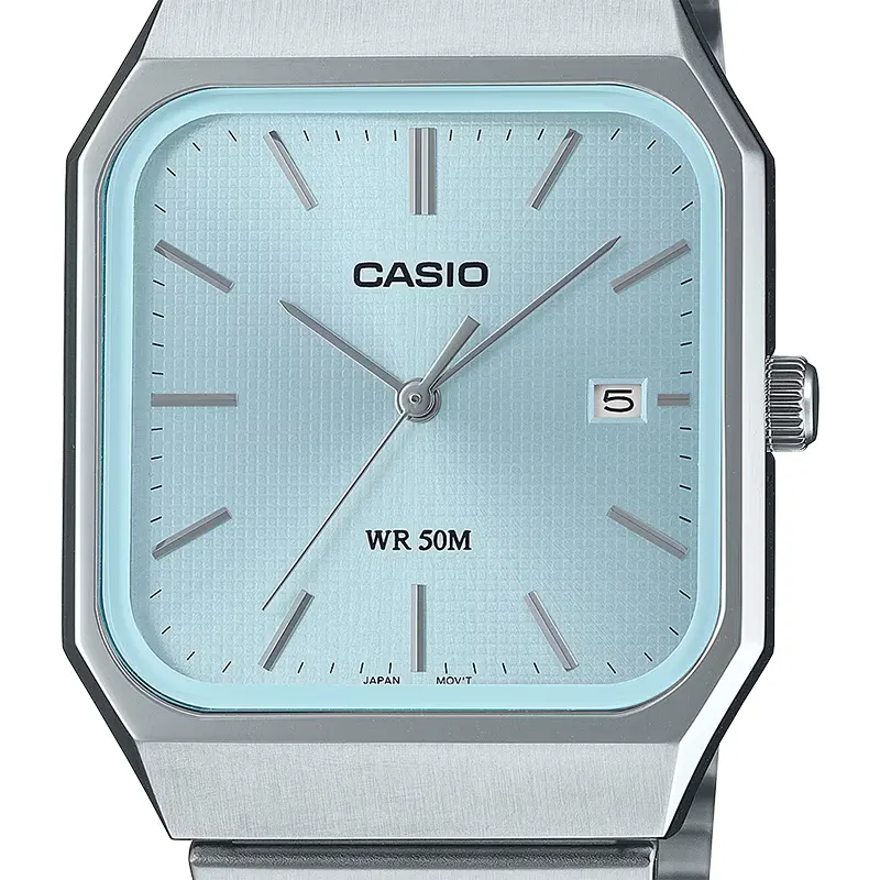 Casio Enticer Japan Quartz Ice Blue Dial Men's Watch- MTP-B185D-2A2V